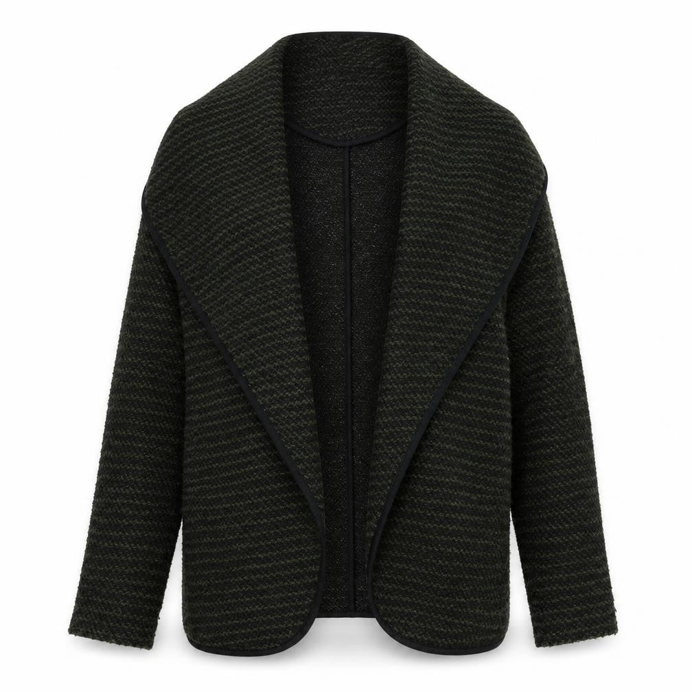 New Look Womens Green V-Neck  Polyester Cardigan Jumper Size 10