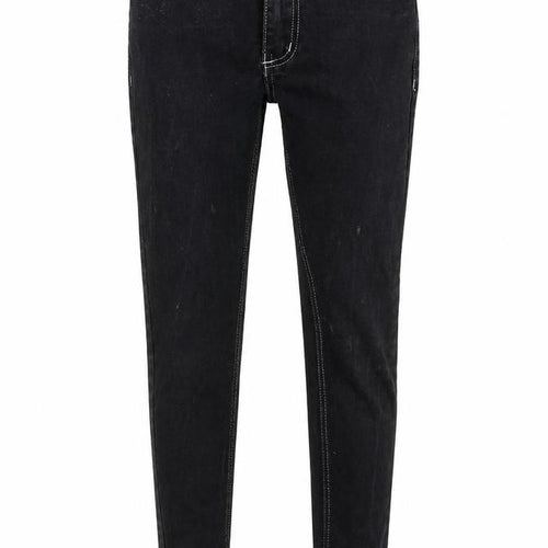 The Rockin Rev Womens Black  Cotton Skinny Jeans Size 6 L25 in Slim Zip