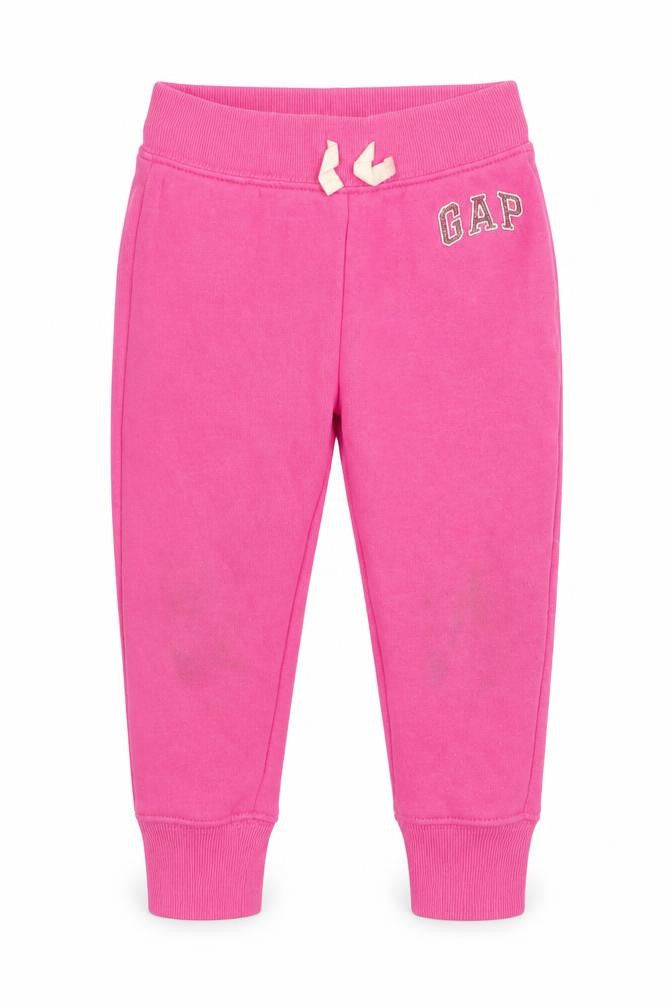 Gap Girls Pink  Cotton Jogger Trousers Size 2 Years  Regular