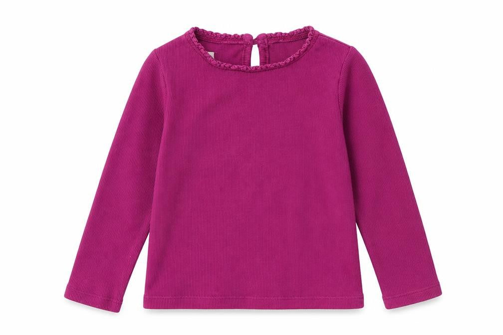 Dunnes Stores Girls Purple  Cotton Pullover Jumper Size 18-24 Months