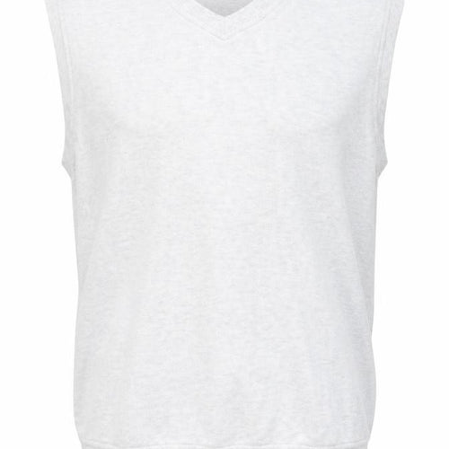GALLAWAY Mens Beige  Cotton  T-Shirt Size M V-Neck