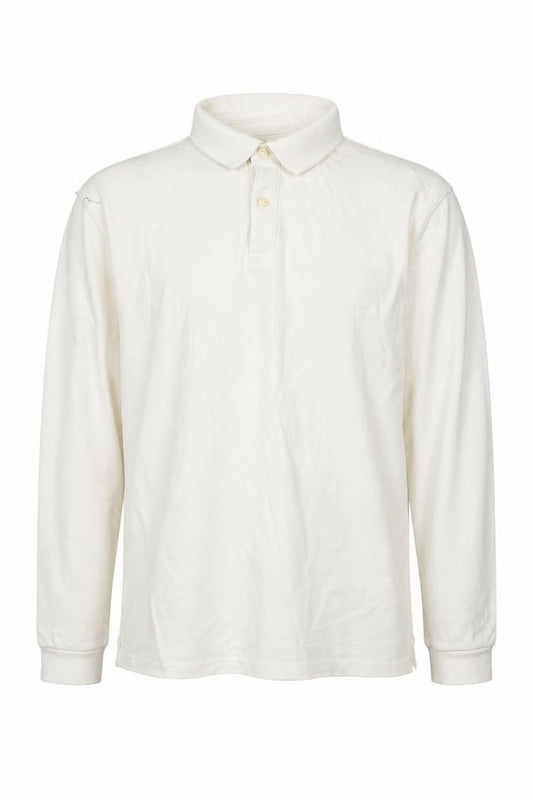 Front view of Zara boys’ white cotton basic button-up, size 13, years collared