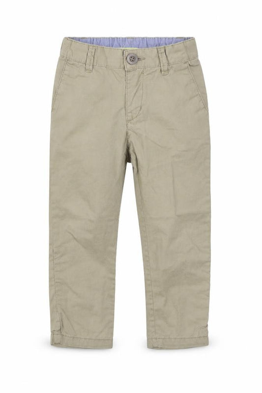 H&M Girls Beige  100% Cotton Chino Trousers Size 3 Years  Regular Zip