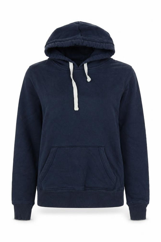 Oroton Womens Blue  Cotton Pullover Hoodie Size 10  Pullover