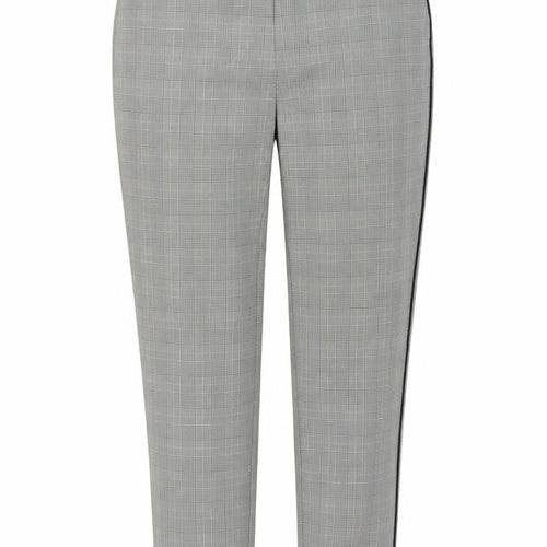 Nutmeg Womens Grey Plaid Polyester Dress Pants Trousers Size 10 L28 in Regular Button