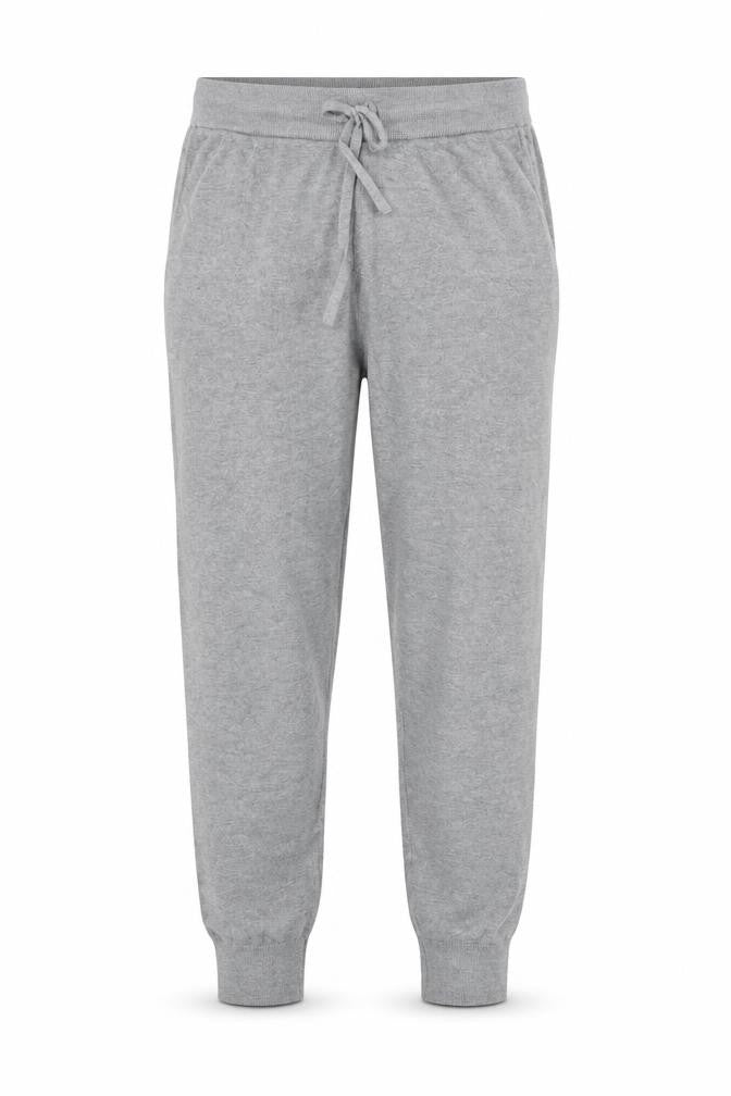 Dunnes Stores Womens Grey  Viscose Jogger Trousers Size M L26 in Regular