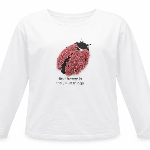 MNG Girls White  Polyester Jersey T-Shirt Size 10 Years Round Neck Pullover - Lady bird