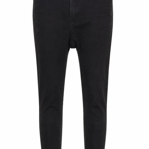 Denim and Co Womens Black  Cotton Mom Jeans Size 8 L25 in Regular Button