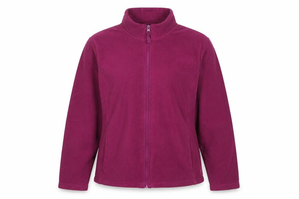 Front view of Dunnes women’s purple jacket, size L