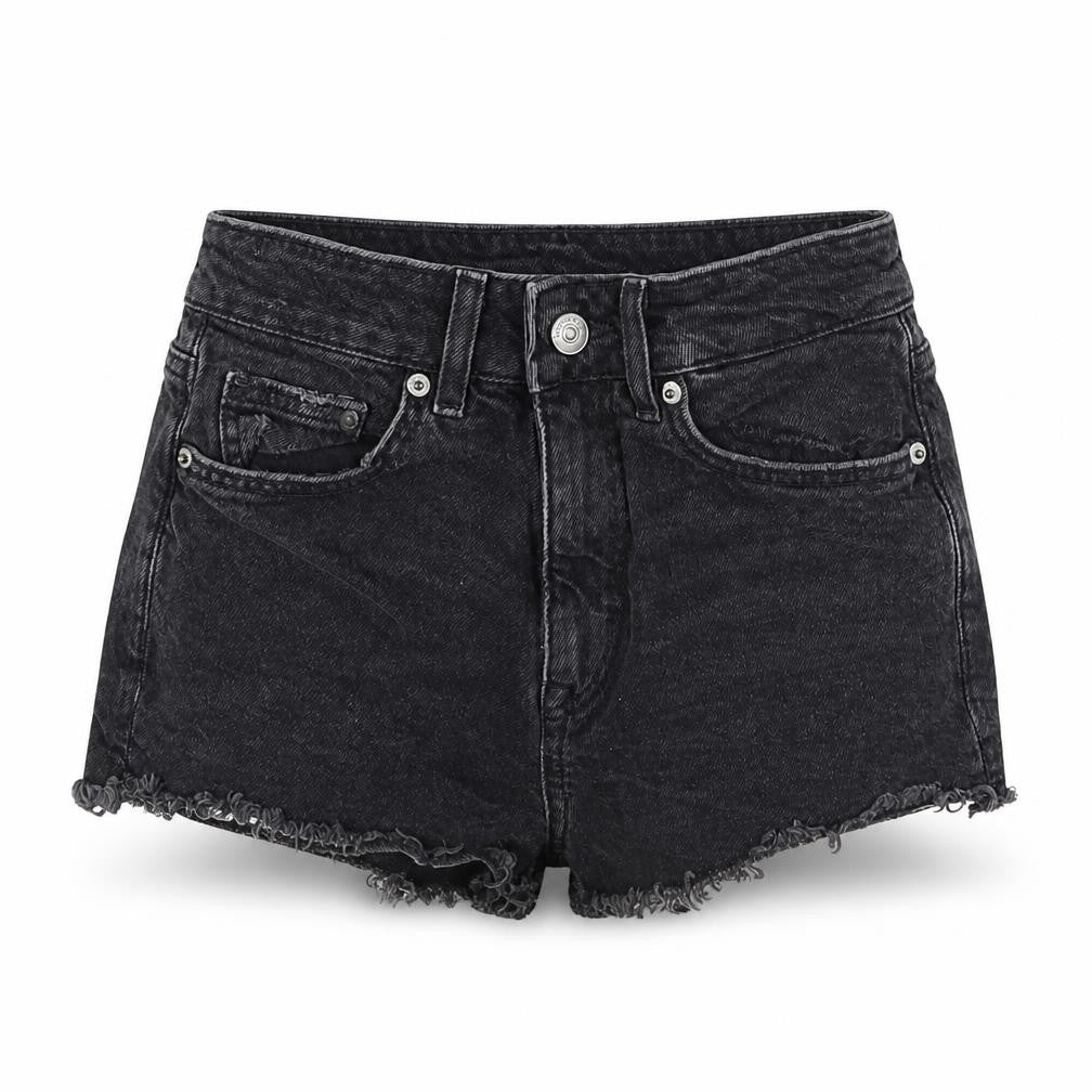 Divided Womens Grey  Cotton Hot Pants Shorts Size 34 L3 in Regular
