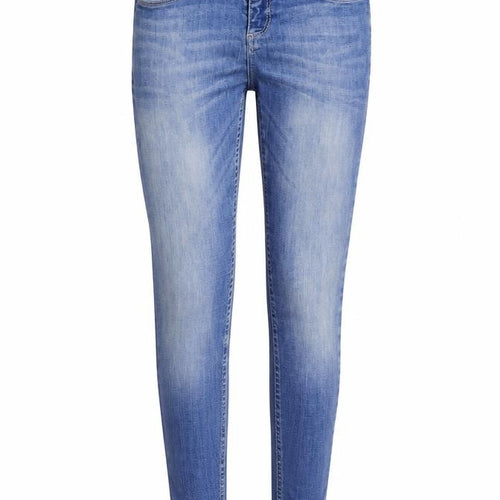 Denim Co Womens Blue  Cotton Skinny Jeans Size 8 L29 in Regular Button