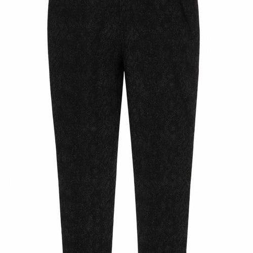 Marks and Spencer Womens Grey Animal Print Viscose Jogger Trousers Size 12 L26 in Regular  - Leggings
