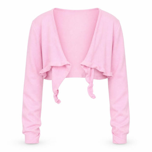 CQ Girls Pink V-Neck  Cotton Cardigan Jumper Size 10-11 Years