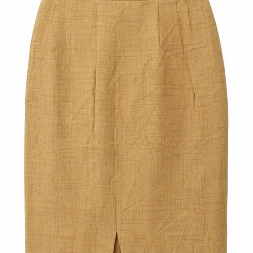 Rensor Womens Beige  Polyester Straight & Pencil Skirt Size 28 in