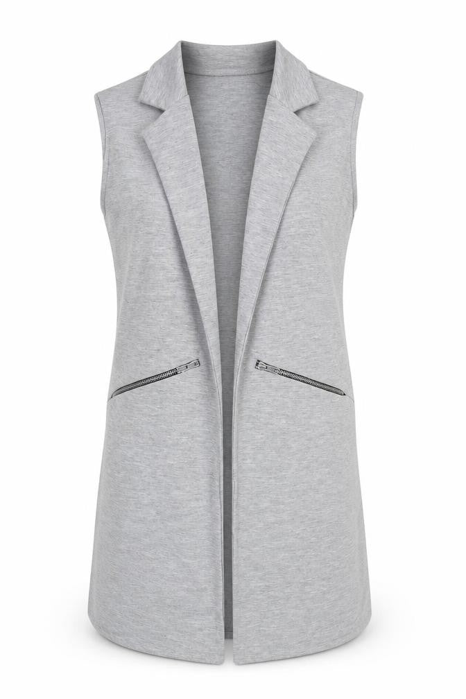 Front view of Parisian Collection women’s grey jacket, size UK 8