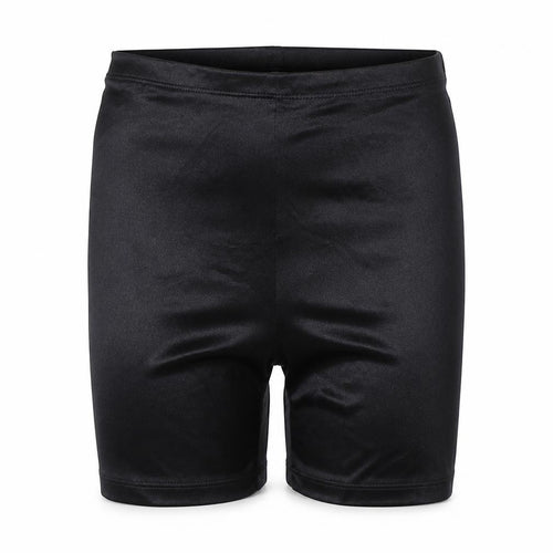 Topshop Womens Black  Nylon Biker Shorts Size 8 L5 in Regular