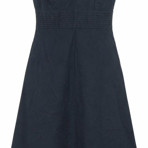 Gap  Womens Black  100% Cotton Fit & Flare  Size 14  Off the Shoulder