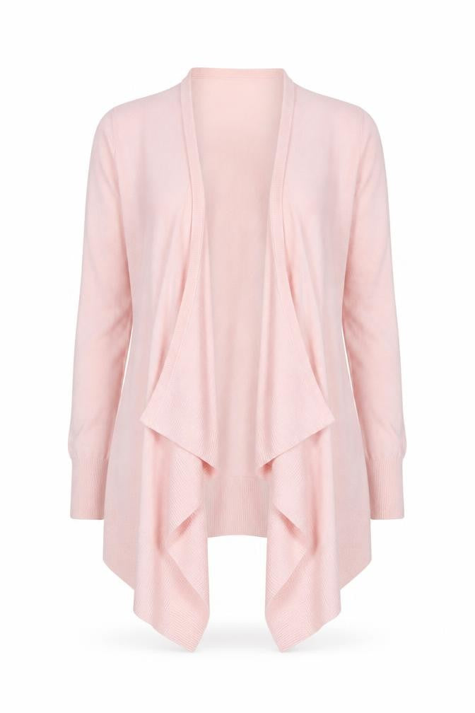 Capsule Womens Pink V-Neck  Viscose Cardigan Jumper Size 6