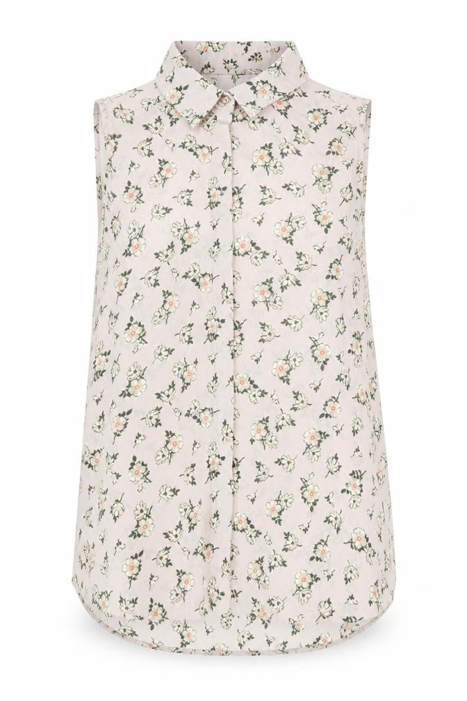 New Look Womens Multicoloured Floral Polyester Basic Blouse Size 8 Collared