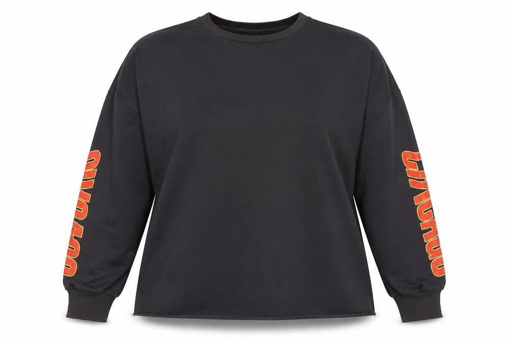 SHEIN Womens Grey  Polyester Pullover Sweatshirt Size L  Pullover - Chicago