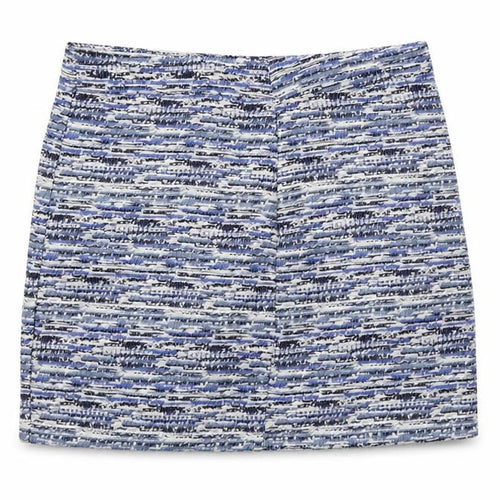 Twenty 29 Womens Blue Striped Cotton Mini Skirt Size 34 in