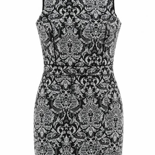 Miss Selfridge Womens Multicoloured Paisley Polyester Pencil Dress  Size 10  High Neck