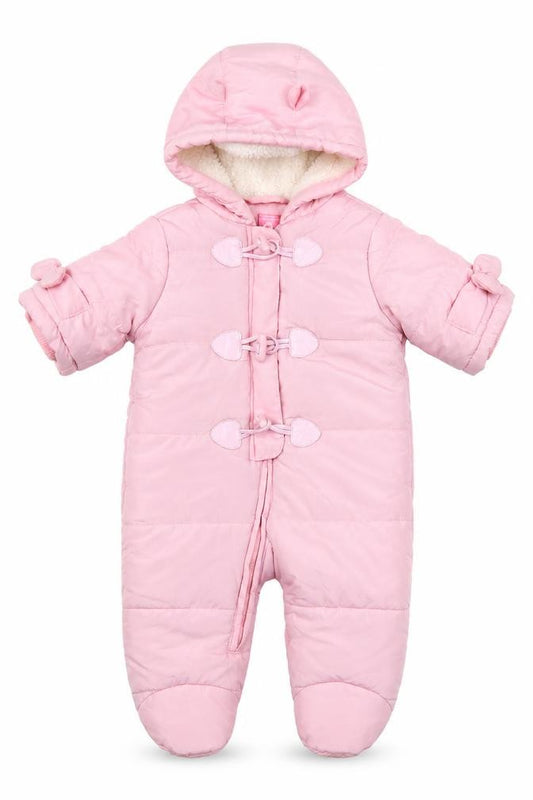 Love by Place Girls Pink  Polyester Babygrow One-Piece Size 3-6 Months