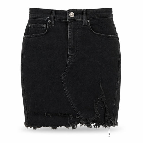 Pull&Bear Womens Grey  Cotton Mini Skirt Size S
