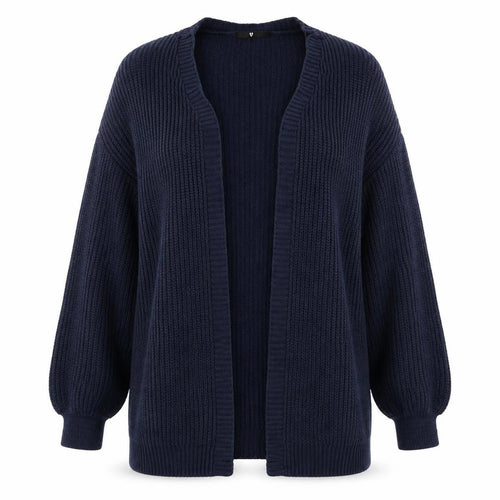 Very Womens Blue V-Neck  Acrylic Cardigan Jumper Size 14