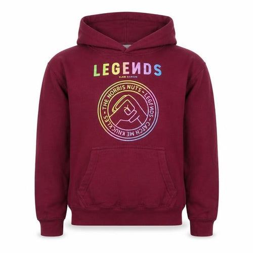 Club Classic Boys Purple  Cotton Pullover Hoodie Size 9-10 Years
