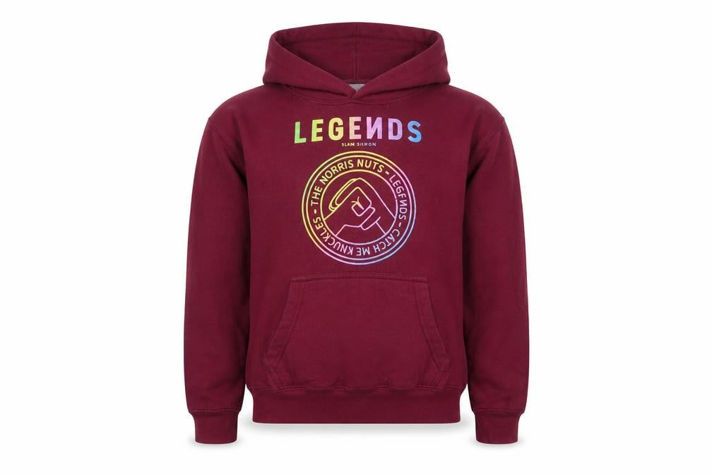 Club Classic Boys Purple  Cotton Pullover Hoodie Size 9-10 Years