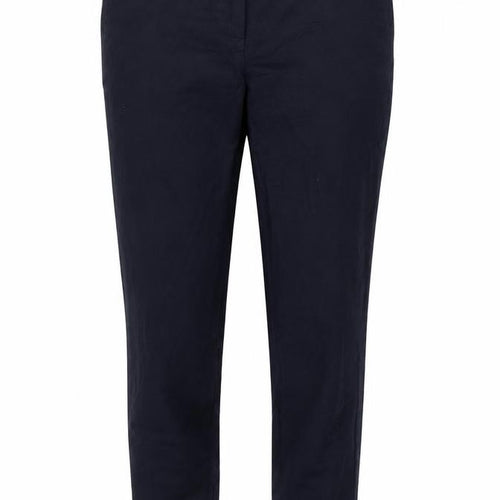 Marks and Spencer Womens Blue  Viscose Trousers  Size 10 L25 in Regular Zip