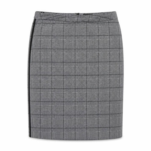Ambria Womens Grey Plaid Polyester Straight & Pencil Skirt Size 20   Zip