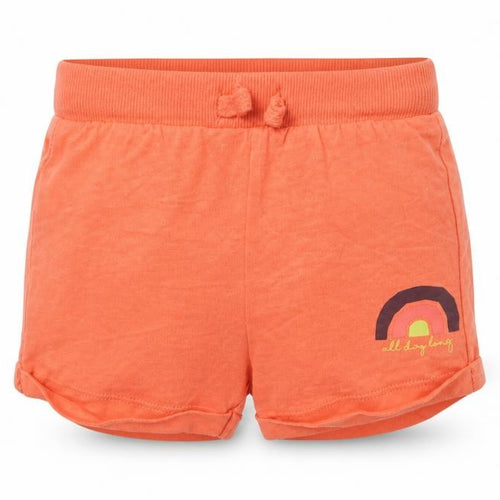 F&F Boys Orange  Cotton Jogger Trousers Size 3-6 Months
