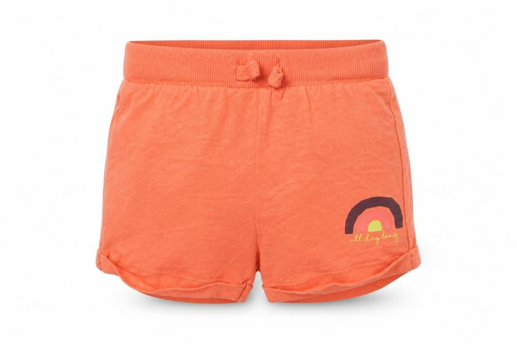 F&F Boys Orange  Cotton Jogger Trousers Size 3-6 Months
