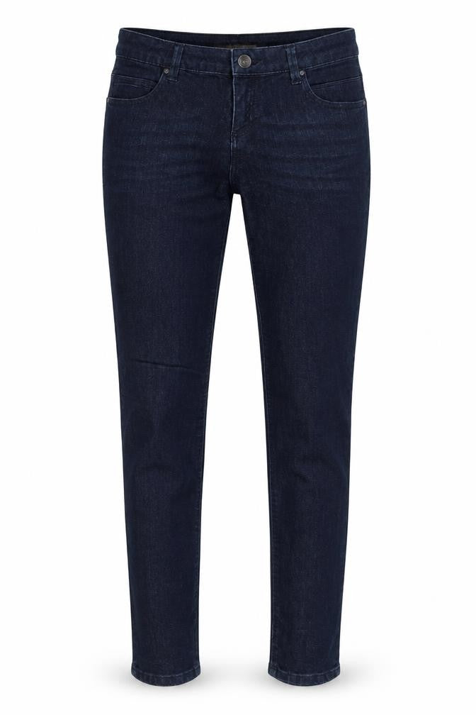 Denim & Co. Womens Blue  Cotton Skinny Jeans Size 10 L34 in Regular Button