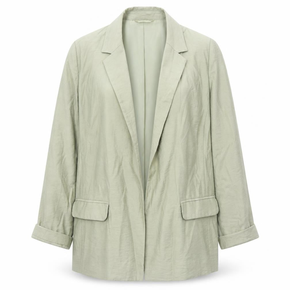 Next Womens Green  Viscose Jacket Blazer Size 10