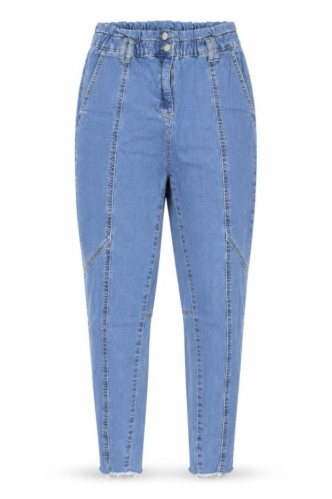 parasian Womens Blue  Cotton Skinny Jeans Size 12 L30 in Slim Zip