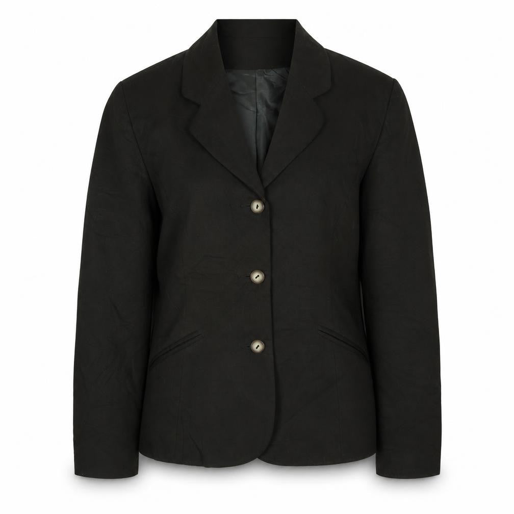 Front view of Mackays Green Polyester Jacket Suit Jacket, size 14