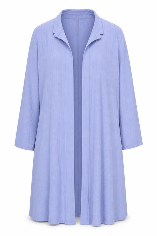Front view of SHEIN women’s blue jacket, size XL