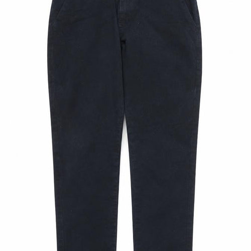 NEXT Girls Blue  Cotton Chino Trousers Size 12 Years  Regular