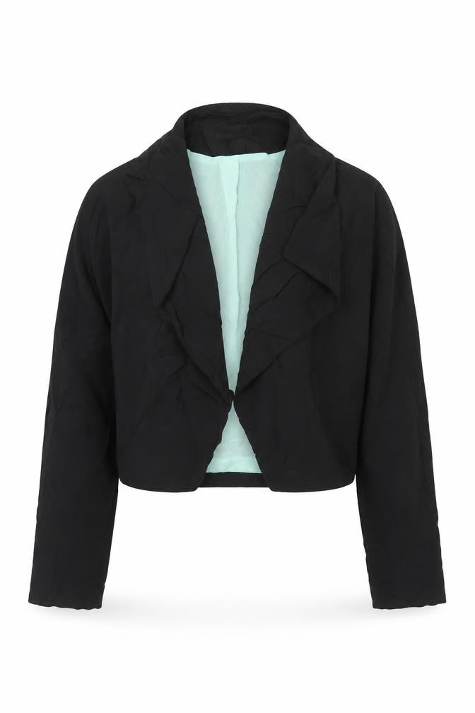 Front view of Primark women’s black jacket, size UK 6