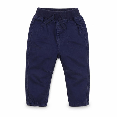 George Baby Blue  Cotton Jogger Trousers Size 6-9 Months  Drawstring