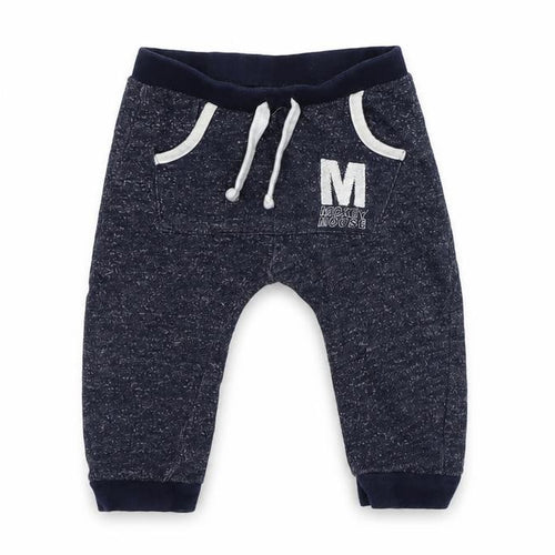 Disney Baby Baby Blue  Cotton Jogger Trousers Size 6-9 Months  Drawstring
