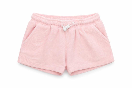 Leigh Tucker Girls Pink  Cotton Sweat Shorts Size 6-7 Years  Regular Drawstring