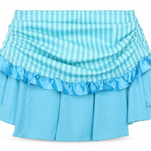 Smiffys Womens Blue Striped Polyester Mini Skirt Size S    - fancy dress
