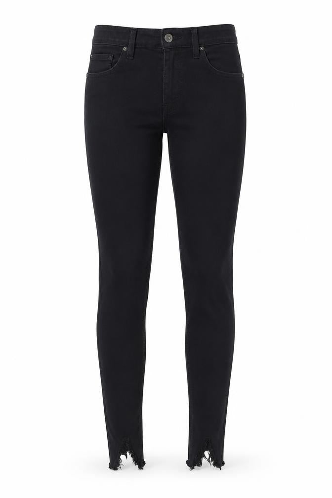 Topshop Womens Black  Cotton Skinny Jeans Size 26 in L30 in Regular Zip