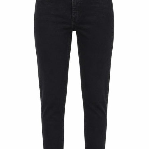 Topshop Womens Black  Cotton Skinny Jeans Size 26 in L30 in Regular Zip
