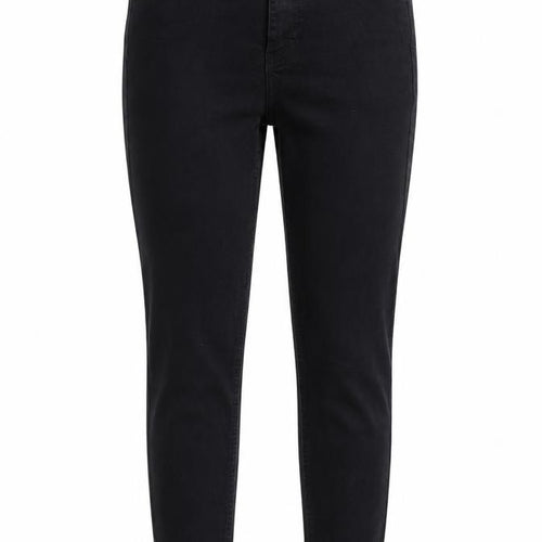 Topshop Womens Black  Cotton Skinny Jeans Size 26 in L30 in Regular Zip