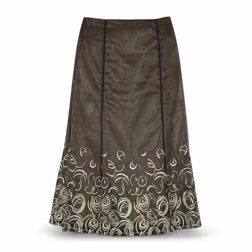 MINUET Womens Green  Polyester Straight & Pencil Skirt Size 14   Zip